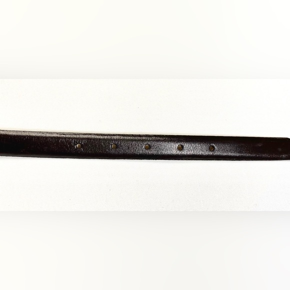 Genuine Leather Dark  Brown Classic BELT - Picture 3 of 10